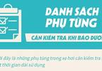 Các phụ tùng cần lưu ý khi bảo dưỡng ô tô