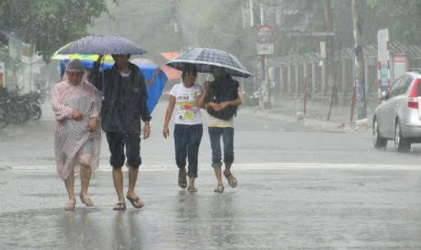 Hôm nay, mưa dông khắp cả nước