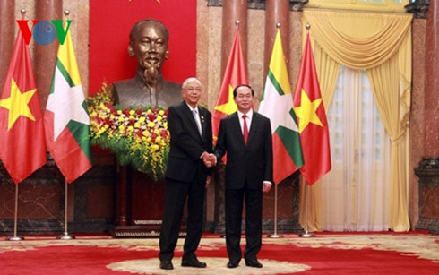 Chủ tịch nước hội đàm với Tổng thống Myanmar