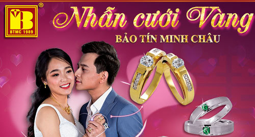 BST nhẫn cưới mới nhất của Bảo Tín Minh Châu