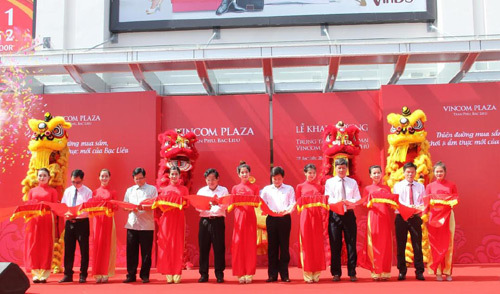 Ra mắt TTTM Vincom đầu tiên tại Bạc Liêu