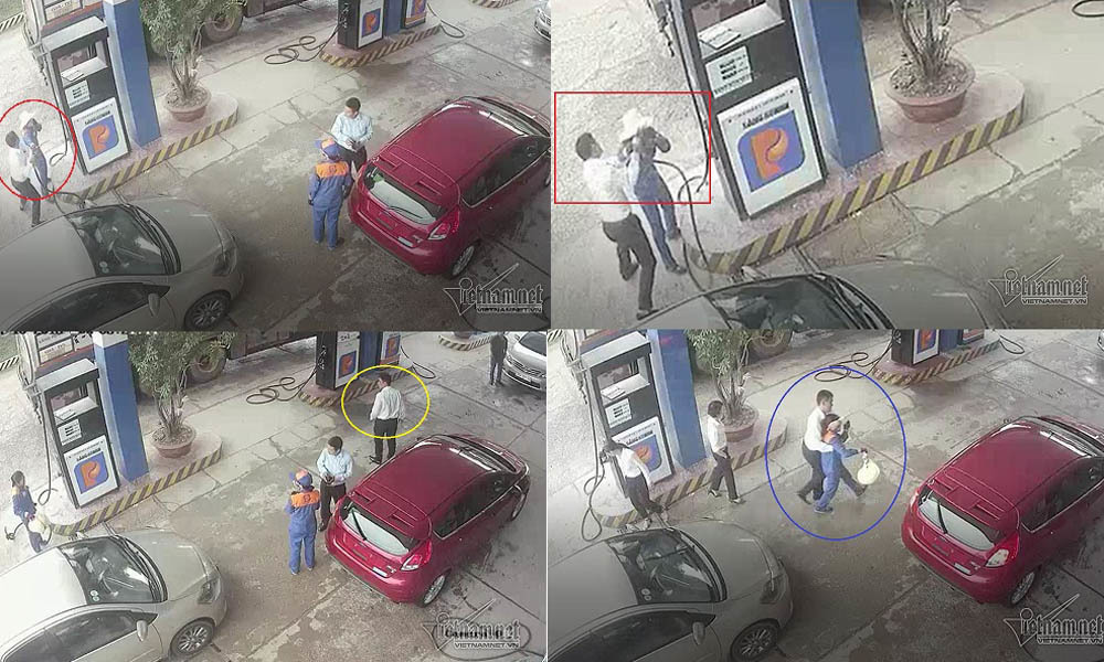 Đình chỉ cán bộ ngân hàng đánh nữ nhân viên cây xăng