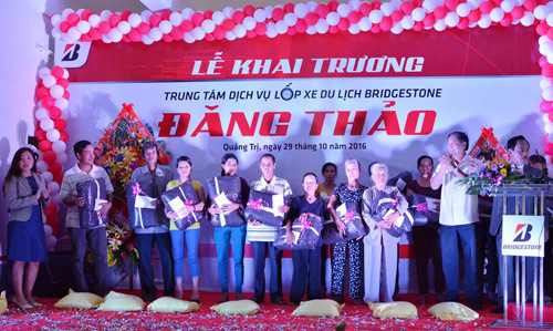 Bridgestone khai trương Trung tâm dịch vụ lốp xe tại Quảng Trị