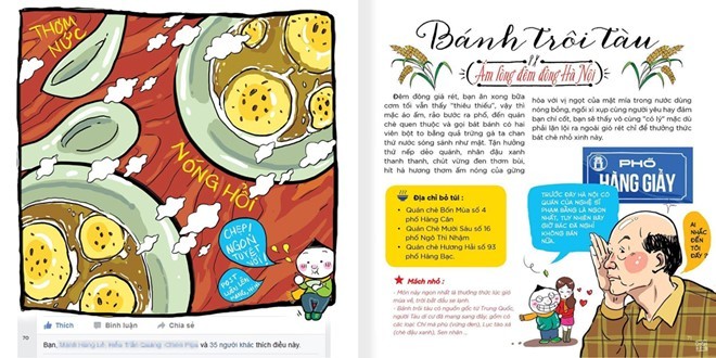 Quán bánh trôi của Phạm Bằng vào sách ẩm thực
