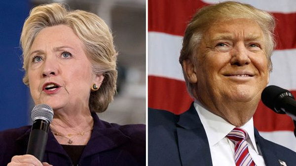 Trump bứt phá, bất ngờ dẫn trước Hillary