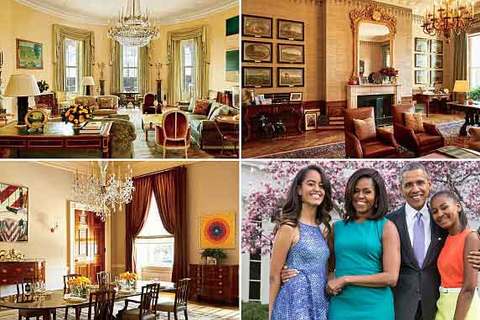 Obama lần đầu tiết lộ không gian riêng trong Nhà Trắng
