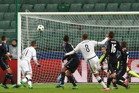 Video bàn thắng Legia Warszawa 3-3 Real Madrid