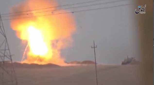 IS dùng tên lửa Nga bắn tan xe tăng Mỹ