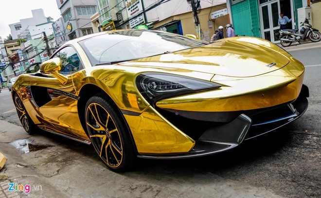 McLaren cũ của Cường Đô La mạ vàng phong cách Ả Rập