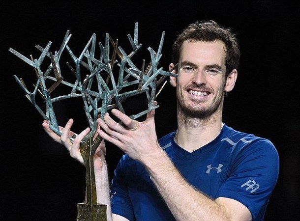 Andy Murray chào đón ngôi số 1 bằng chức vô địch Paris Masters