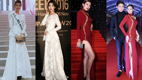 Hoa hậu Mỹ Linh 'mặc chung đồ' với Á hậu Thúy Vân