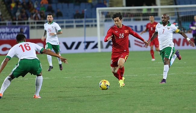 Xem bàn thắng đầu tiên của Công Phượng cho ĐT Việt Nam