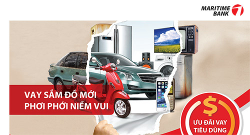 Vay sắm đồ mới, phơi phới niềm vui với Maritime Bank