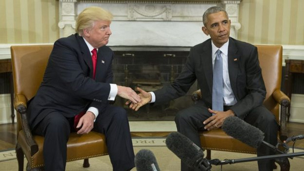 Những bức ảnh 'tố' Obama - Trump vẫn 'đồng sàng dị mộng