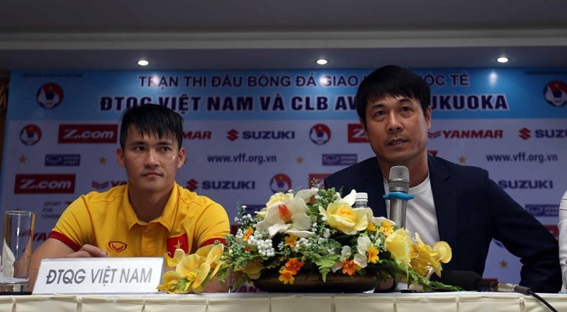 HLV Hữu Thắng muốn thắng CLB Fukuoka để lấy may cho AFF cup