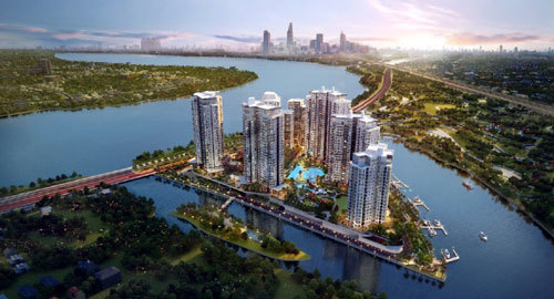 Diamond Island - đảo duy nhất trong lòng thành phố