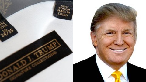 Xuất xứ không ngờ tới về trang phục của Donald Trump