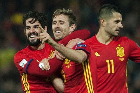 Video bàn thắng Tây Ban Nha 4-0 Macedonia