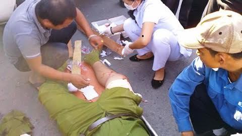 Thượng tá Công an bị con nghiện đánh trọng thương