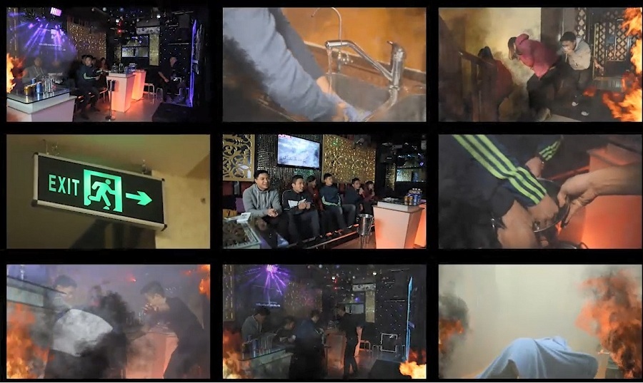 Kỹ năng thoát đám cháy: Không chui vào nhà vệ sinh