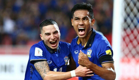 Video bàn thắng Thái Lan 2-2 Australia