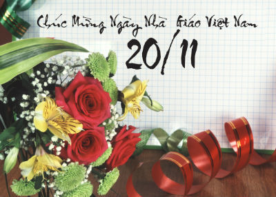 Thiệp chúc mừng Ngày Nhà giáo Việt Nam không thể thiếu hình ảnh hoa 20/11 đẹp. Hãy gửi đến người thầy yêu quý của bạn một bức thiệp tuyệt vời với hình ảnh những bông hoa đầy tươi sáng và màu sắc tuyệt đẹp. Đây chắc chắn là món quà tuyệt vời để thể hiện tình cảm của bạn dành cho họ.