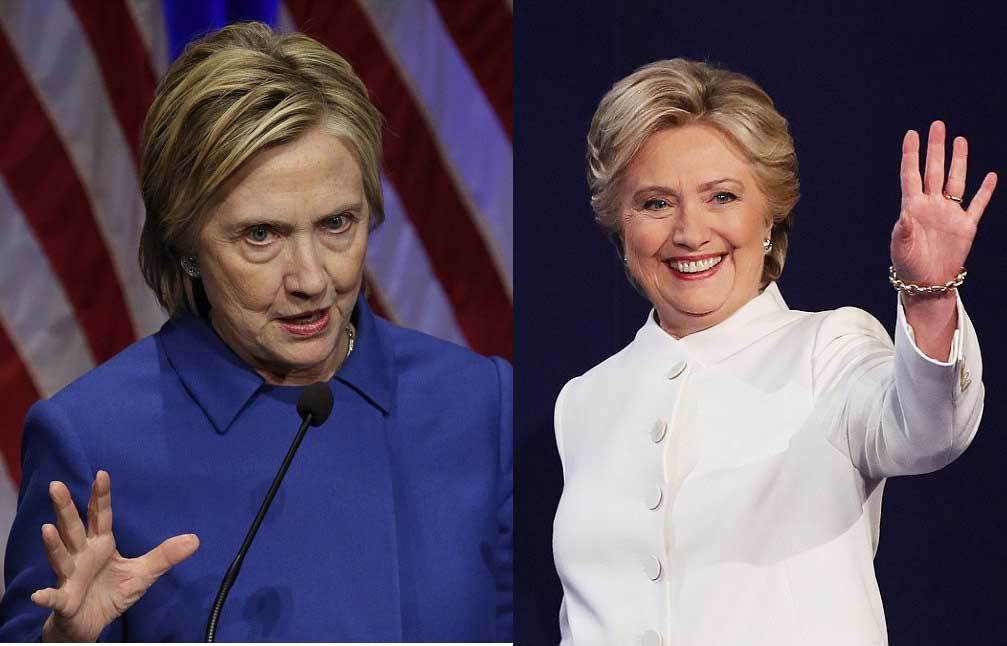 Hillary ngừng trau chuốt bề ngoài sau khi thất cử