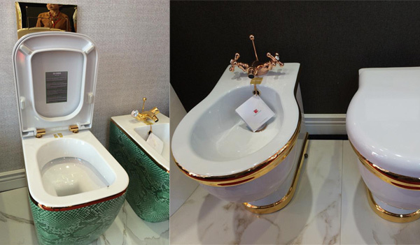 Bí mật toilet dát vàng, gắn saphia trong nhà đại gia Hà Thành
