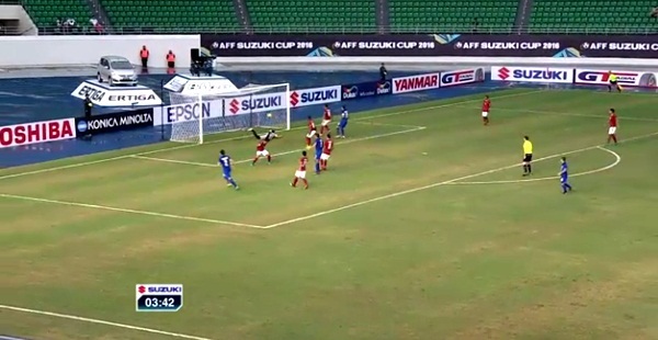 Peerapat mở tỷ số cho Thái lan