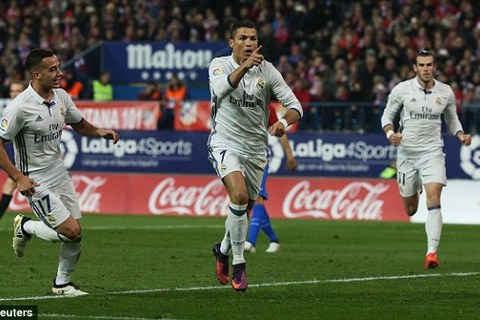 Video bàn thắng Atletico Madrid 0-3 Real Madrid