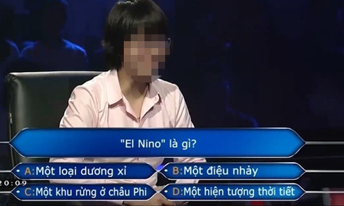 Không chỉ cô gái thi Ai là triệu phú, nhiều người cũng không biết El Nino là gì