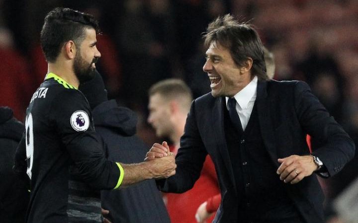Diego Costa và Courtois đổi ý, gắn bó Chelsea vì Conte