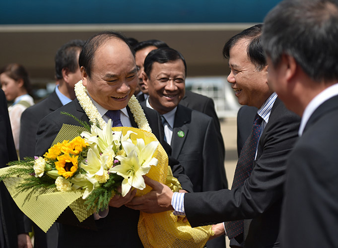 Hình ảnh Thủ tướng dự hội nghị cấp cao CLV 9 tại Campuchia