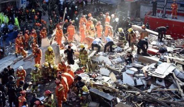 Sập giàn giáo tại Trung Quốc, 40 người thiệt mạng
