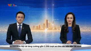 MC Hoài Anh vô tình bật cười trên sóng Thời sự trực tiếp