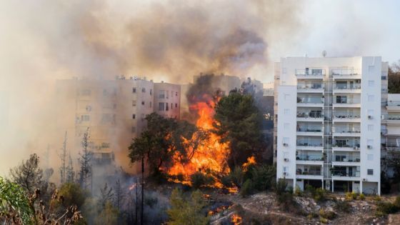 Cháy rừng lan tới thành phố, hàng vạn người chạy thoát thân