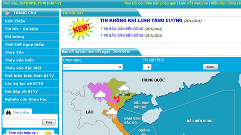 Sẽ đổi tên Trung tâm dự báo khí tượng thủy văn TƯ