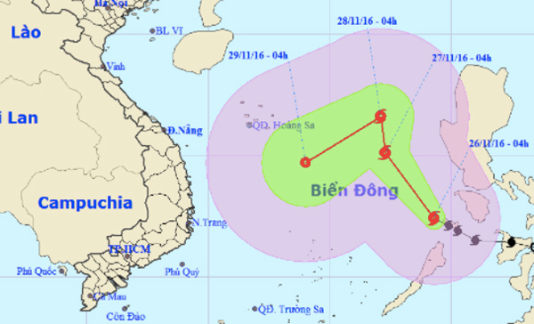 Bão số 9 giật cấp 12 trên biển Đông, đất liền mưa cực lớn