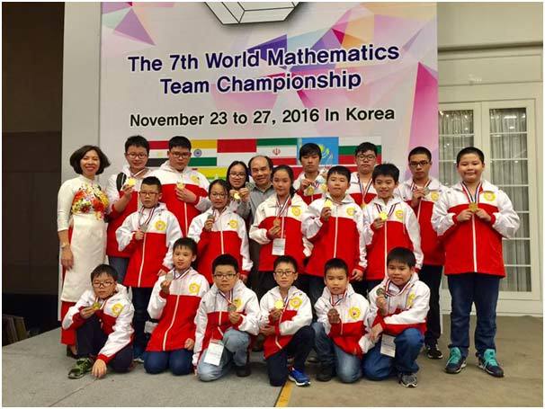 Học sinh Hoàn Kiếm lập kỉ lục tại kì thi Vô địch các đội tuyển Toán quốc tế