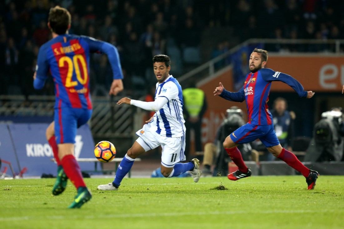 Video bàn thắng Sociedad 1-1 Barca