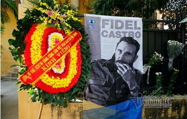 Việt Nam quốc tang 1 ngày tưởng nhớ lãnh tụ Fidel Castro