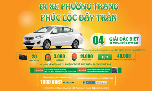 Phương Trang tặng xe hơi cho hành khách