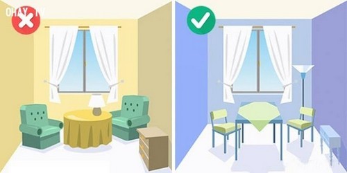 Một số cách đơn giản để căn nhà bạn trở nên rộng rãi hơn