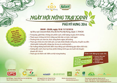 Đến ngày hội nông trại, thi ‘Sống xanh cùng Phú Mỹ Hưng’