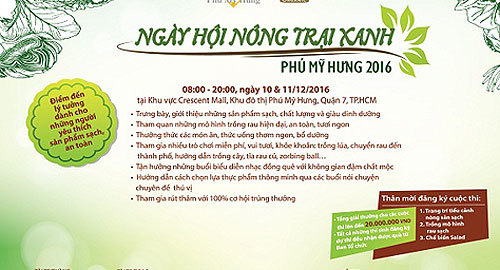 Đến ngày hội nông trại, thi ‘Sống xanh cùng Phú Mỹ Hưng’