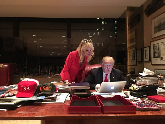 Những hình ảnh ít thấy ở Trump