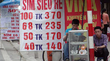 Dân buôn sim xuống đường bán hàng tồn, giữ số VIP