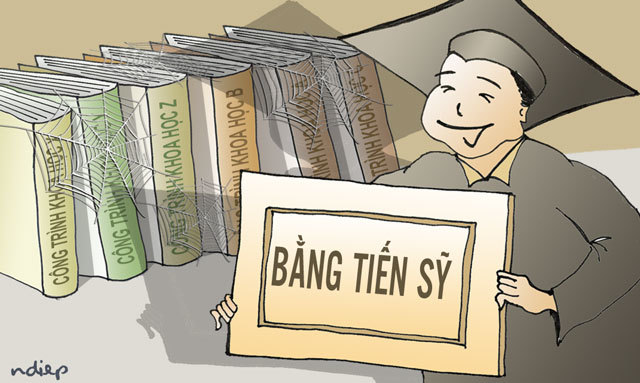 Tiến sĩ giá… rẻ và chuyện lên cung Trăng