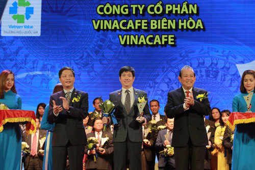 Vinacafé Biên Hòa đạt Thương hiệu Quốc gia 5 kỳ liên tiếp