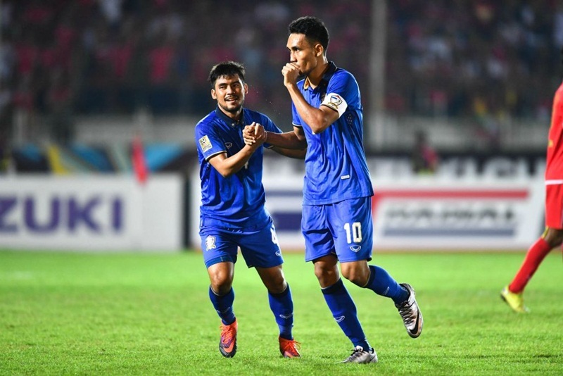 Video bàn thắng Myanmar 0-2 Thái Lan